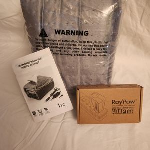 NWT 12V Heated Blanket and Additional Power Cord